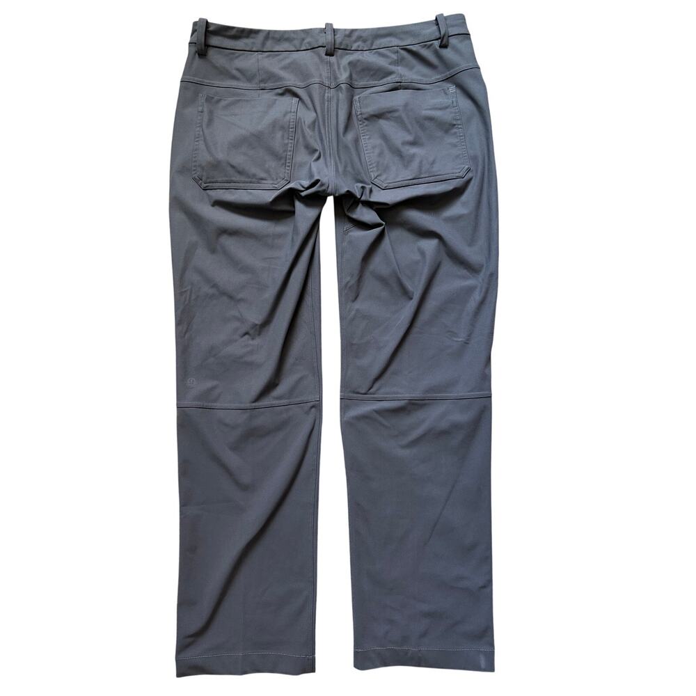 Lululemon Mens Commission Pants Classic Fit Gray 36x31 Office Golf - Picture 3 of 9